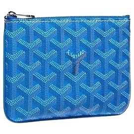 Goyard Clutch Pouch Mini Blue Blu