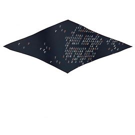 Hermès Sciarpa in cashmere e seta Nero