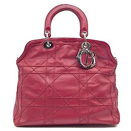 Dior Christian Cannage Granville Rouge