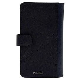 Prada Saffiano Long Wallet Black