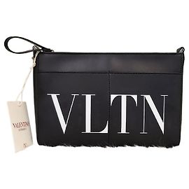 Valentino VLTN Logo Crossbody Bag White