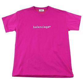 Balenciaga Logo T-Shirt Rosa Pink