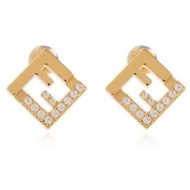Fendi Orecchini Forever D'oro