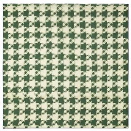 Burberry Lenço de seda com padrão pied-de-poule Verde