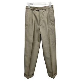 Gucci Pantalones anchos de algodón Dorado
