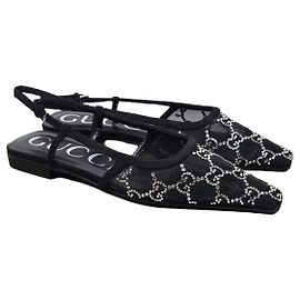 Gucci Décolleté slingback GG Crystal Multicolore