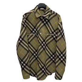 Burberry Checked Wool Blend Overshirt Multiple colors