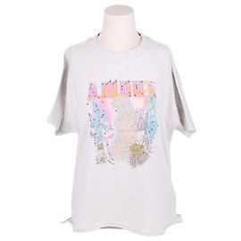 Zadig & Voltaire Camiseta gris con estampado de guepardo para mujer Castaño