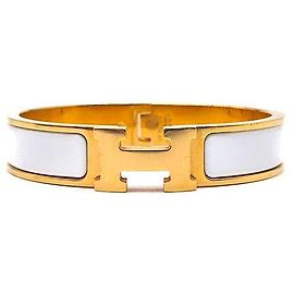Hermès Pulsera Click Blanco