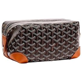 Goyard Pochette Bowling Unisexe Black Tan Multicolore