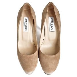 Jimmy Choo Wildlederschuhe Braun