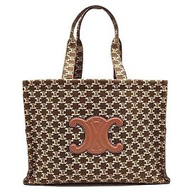 Céline Cabas Tie Large Marrom
