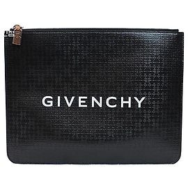 Givenchy Smooth Embossed Logo Pouch Black