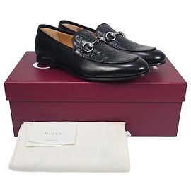 Gucci Mocassins en cuir avec mors Multicolore