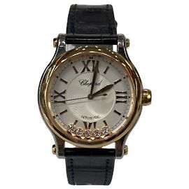 Chopard Happy Sport Combination Diamond Leather Women's Watch Multiple colors