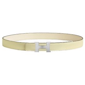 Hermès Mini Constance Bracelet Réversible en Cuir Doré