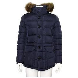 Moncler Cluny Men's Down Jacket Blue