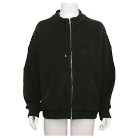 Louis Vuitton Jaqueta de lã texturizada acolchoada masculina Verde Verde