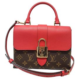 Louis Vuitton Borsa a tracolla Rocky BB con monogramma rosso Rosso