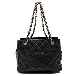 Chanel Sac Carré en Caviar Noir