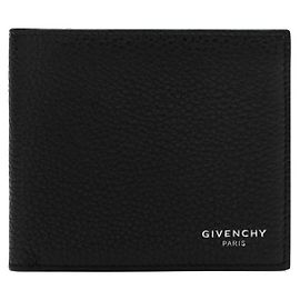 Givenchy Grainleder-Geldbörse Schwarz