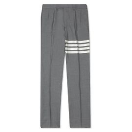 Thom Browne Plain Weave Wool Trousers Brown