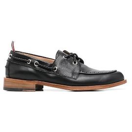 Thom Browne Mocassins de couro de vitelo Vitello Multicor