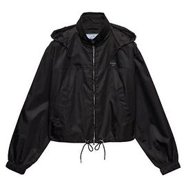 Prada Re-Nylon Bomber Jacket Black