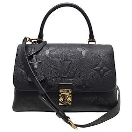 Louis Vuitton Black Monogram Empreinte Madeleine Black