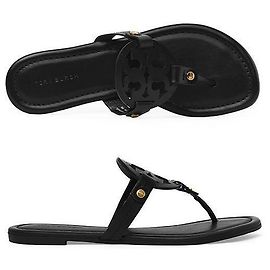 Tory Burch Ciabatte Miller Patent da donna Nero