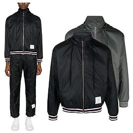 Thom Browne Last No-Margin Ripstop Wind Jacket Black
