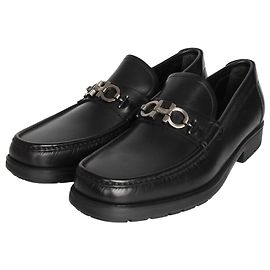 Salvatore Ferragamo Mocassini in pelle neri Nero