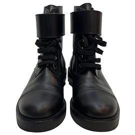 Louis Vuitton Wonderland Flat Laser Stiefel Silber