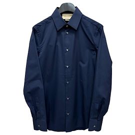 Gucci Camisa de popeline de algodão com bordado duplo Preto