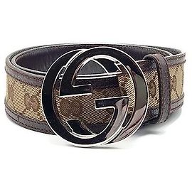 Gucci Cinturón GG Interlocking Multicolor
