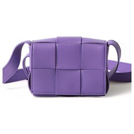 Bottega Veneta Intrecciato Mini Candy Cassette Violet