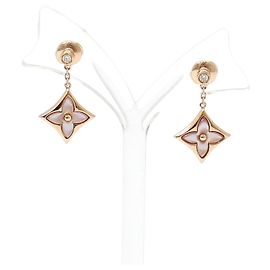 Louis Vuitton Orecchini Color Blossom BB Star Diamond Rosa