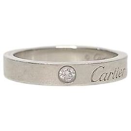 Cartier Platin-Diamant-Ehering Silber