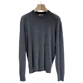 Hermès Strickpullover aus Kaschmir Grau Braun