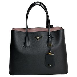 Prada Sac cabas double Saffiano Quir Large Multicolore