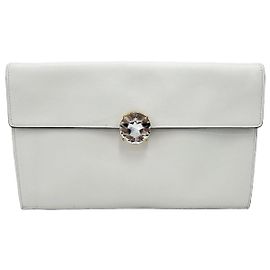 Miu Miu Kristall-Clutch White Weiß