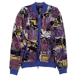 Louis Vuitton Blouson Multi Cotton Damier Pictorial Taille XL Multicolore