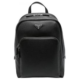 Prada Leather Backpack Black