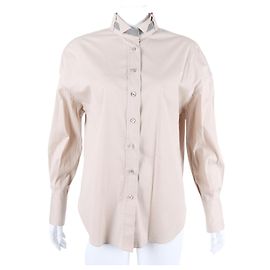 Langarmhemd Brunello Cucinelli Braun