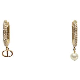 Dior Orecchini Fusion Crystal Pearl Gold D'oro