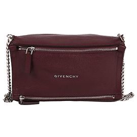 Givenchy Borsa a tracolla Pandora Mini Chain bordeaux Rosso