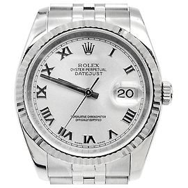 Rolex Relógio Datejust de aço Prata