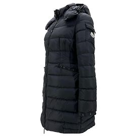 Moncler Charpal Long Down Jacket Black