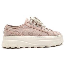 Gucci Zapatillas plataforma tennis Rosa