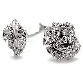 Christian Dior Rose Bagatelle Diamond Ring Silvery